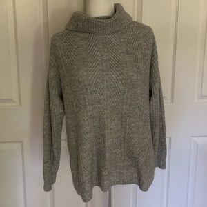 Gray Maternity Turtleneck